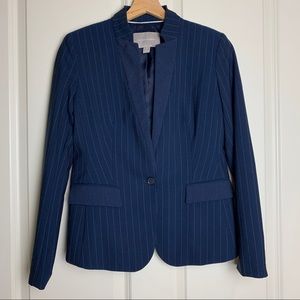 Banana Republic Women Long & Lean Navy Blazer